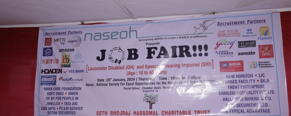 Job fair for the disabled in Association with NASEOH